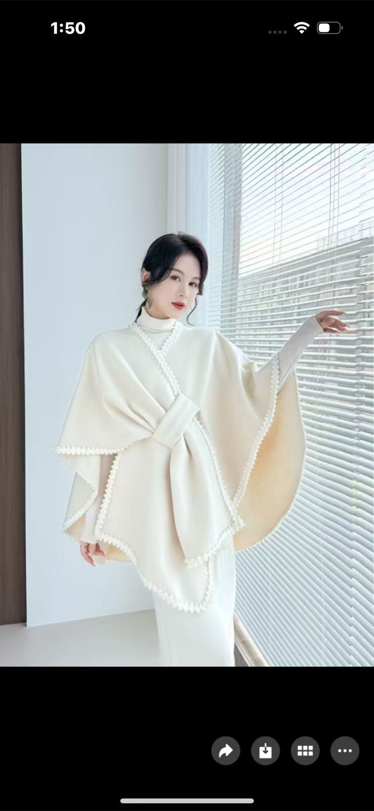 Amara Wrap Cape ( Free Size)