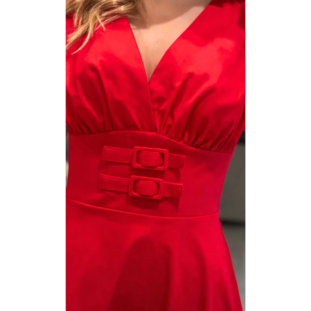 Scarlet Grace Midi Dress