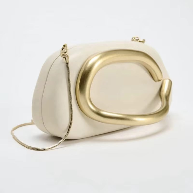 Opulence Arc Clutch Bag