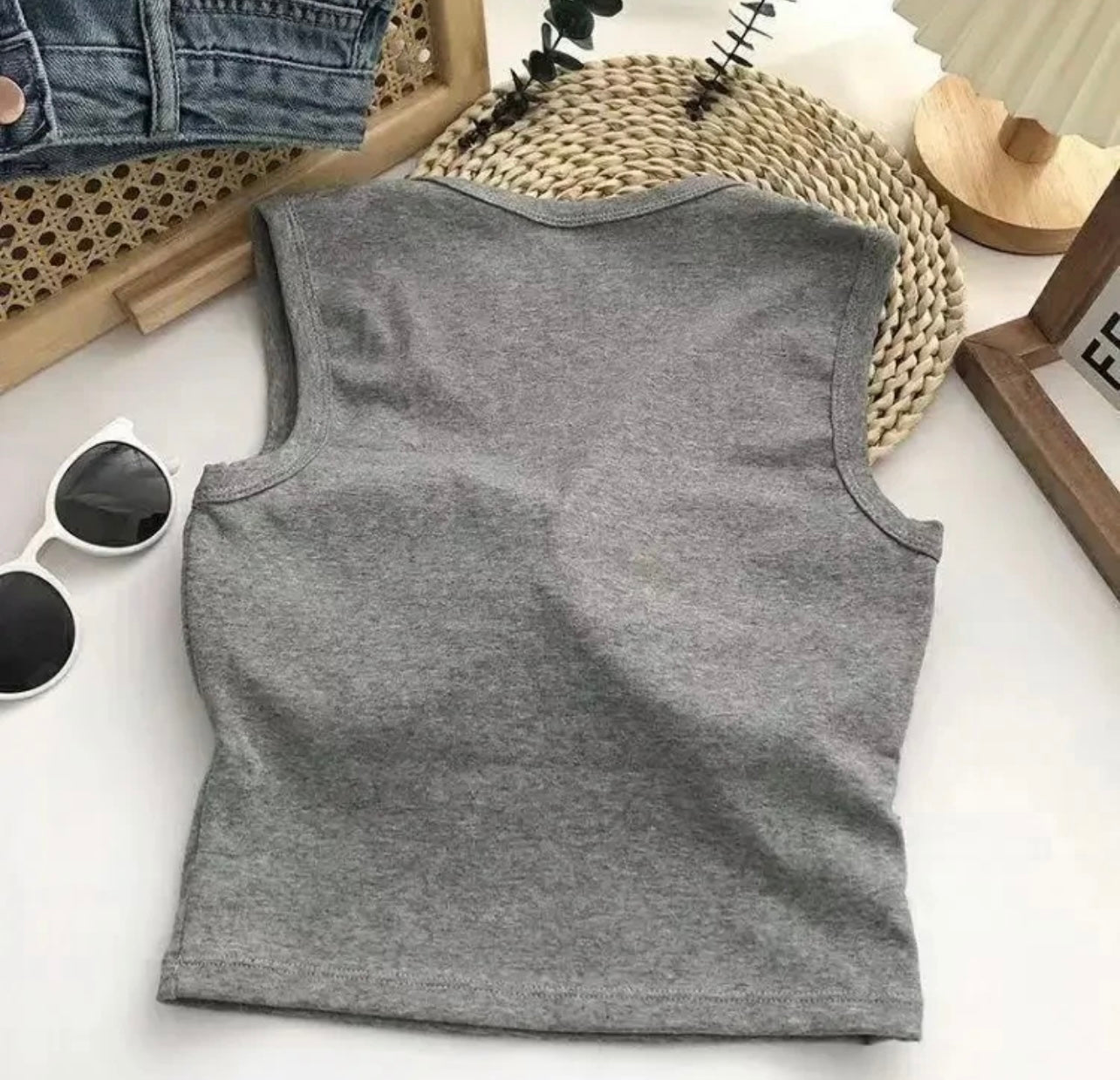 Lovito Tank Tops With Inbuilt Bra