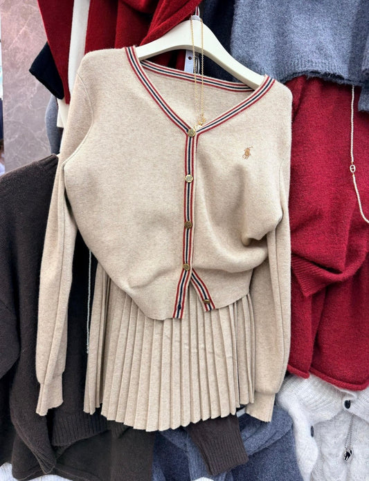 Soft Neutral Skirt Set