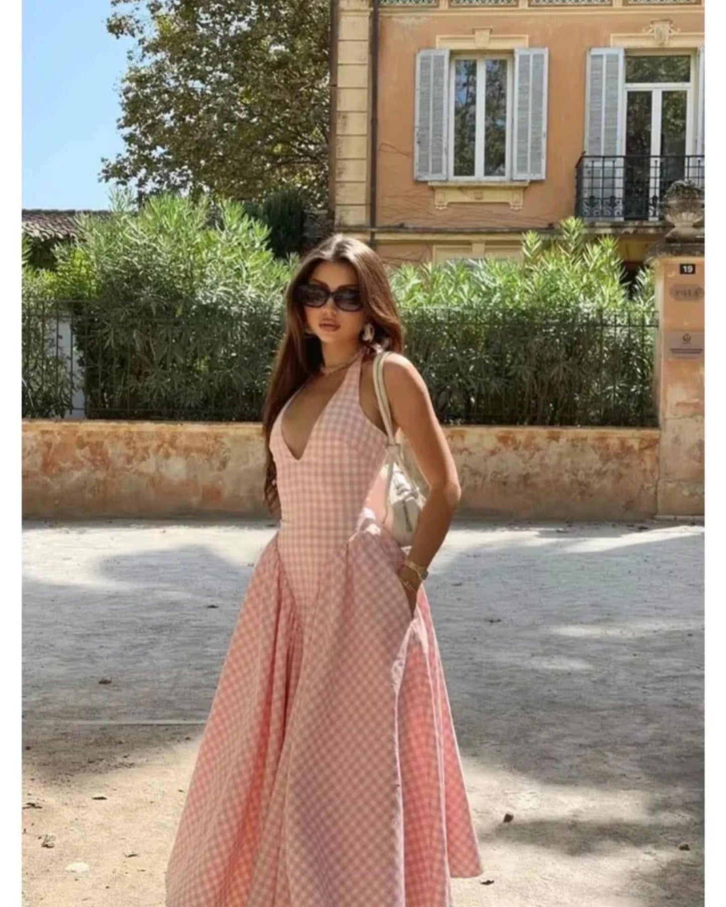 Isba Halter Neck Dress