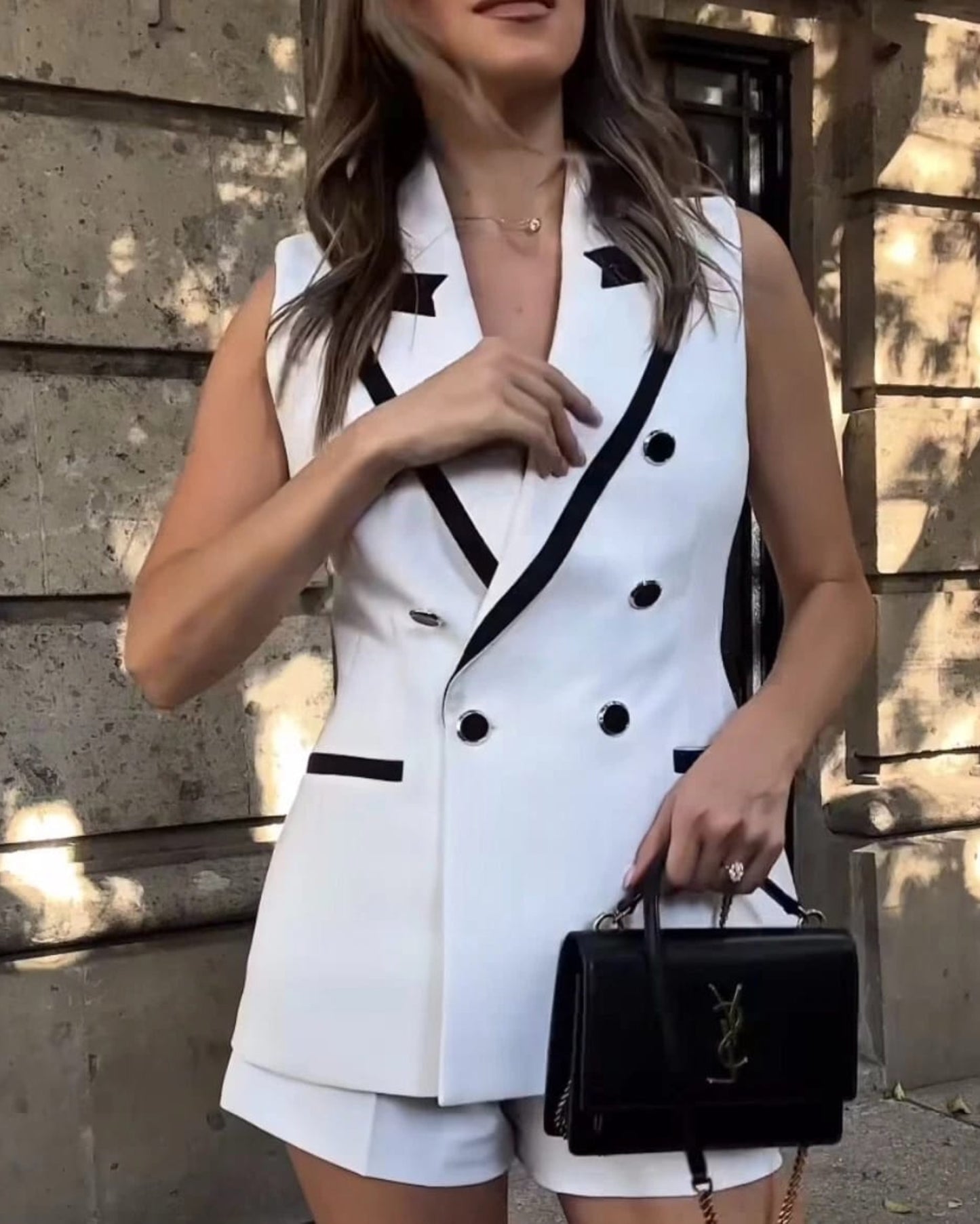 Boss babe Monochrome Blazer Set