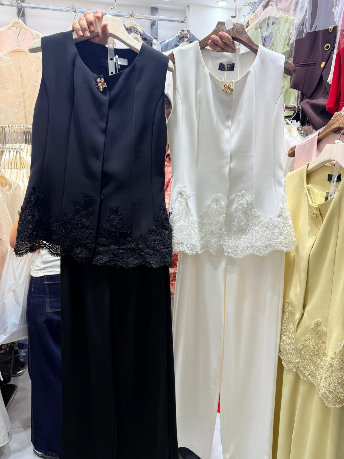 Zaria Lace Overlay Cord