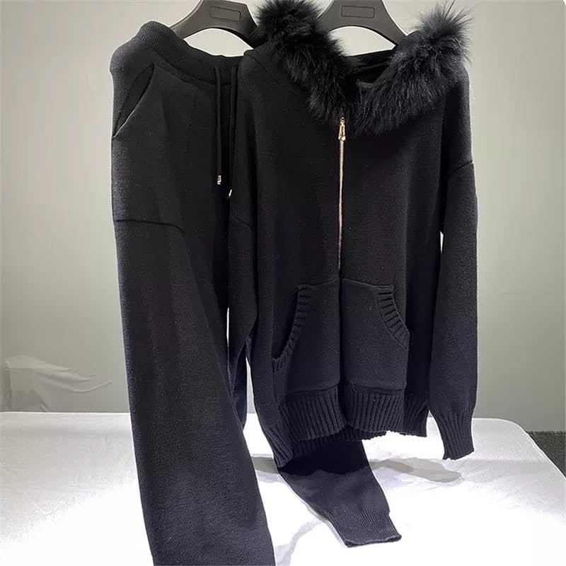 Lovisha Fur Knitted Cords