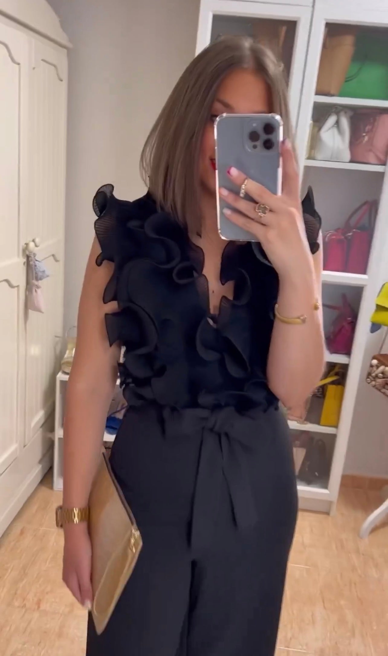 Zar Ruffle Jumpsuit