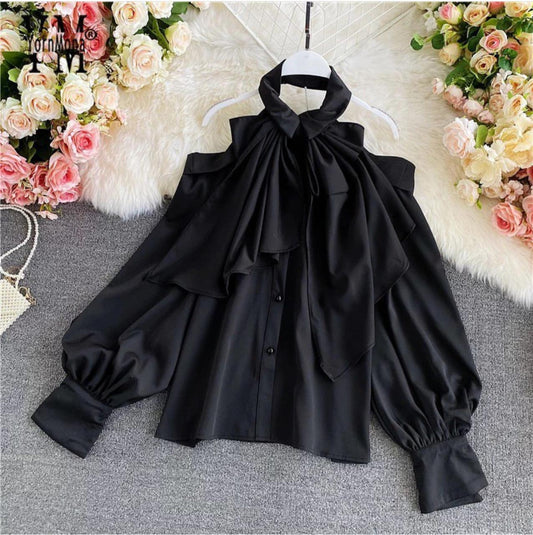 Halter Neck Bow Top