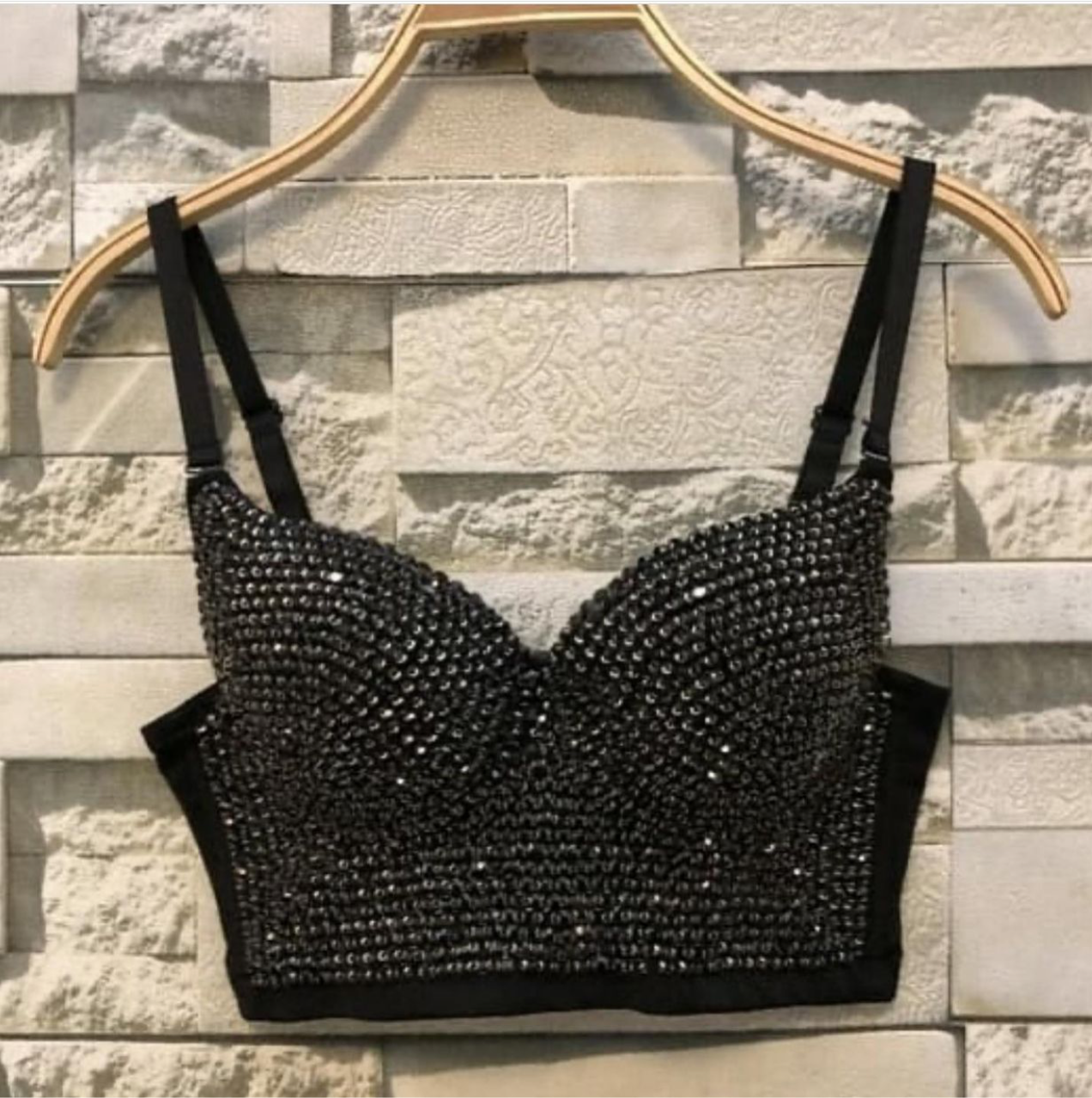 Luxury studded bustier