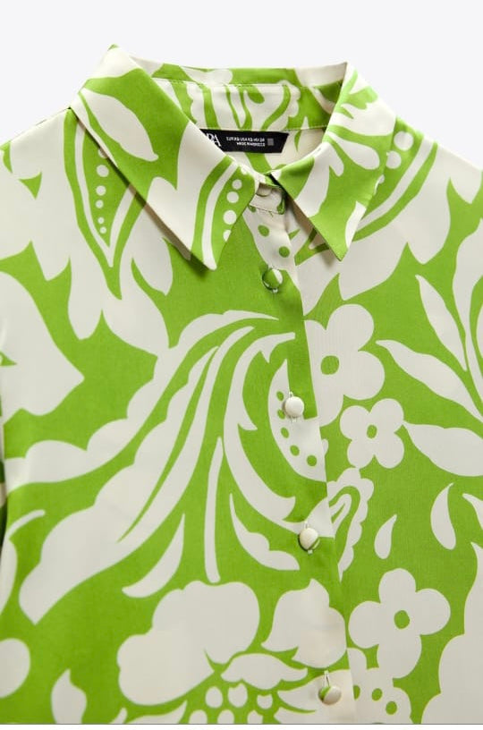 Flowy Satin Shirt
