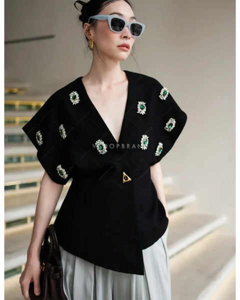 Chia Embriodery Luxe Blouse