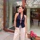 Shynae Halter Neck Top