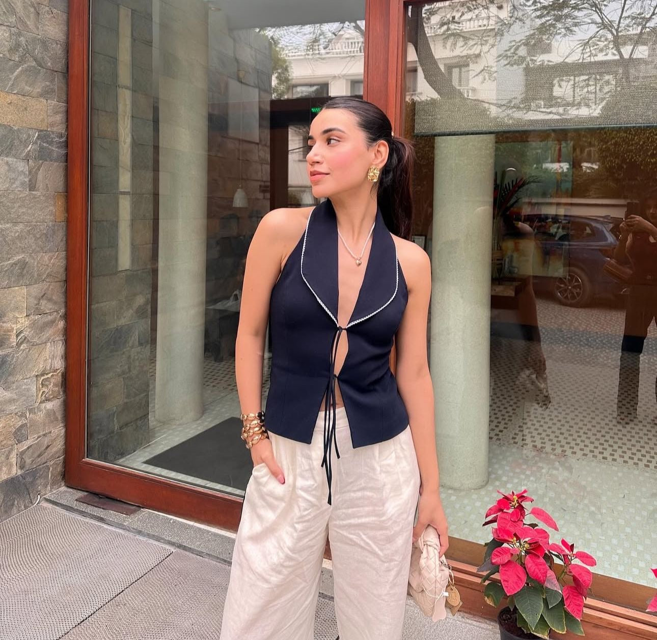 Shynae Halter Neck Top