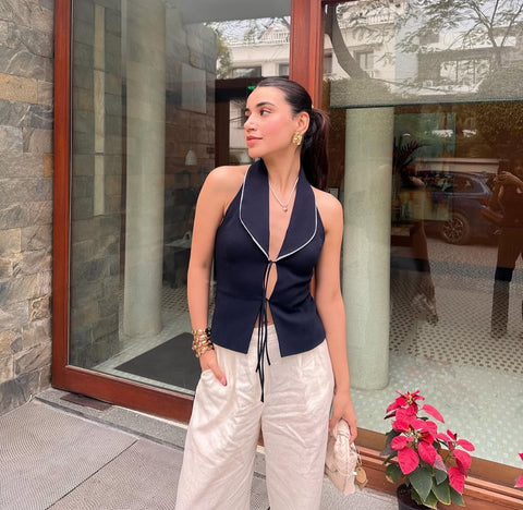 Shynae Halter Neck Top