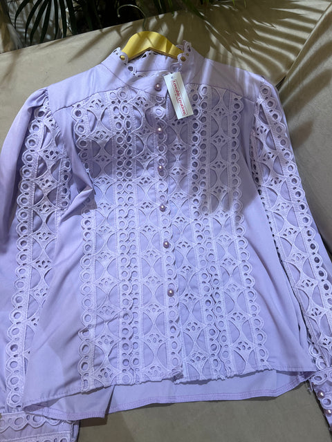 Rafia Lace Top