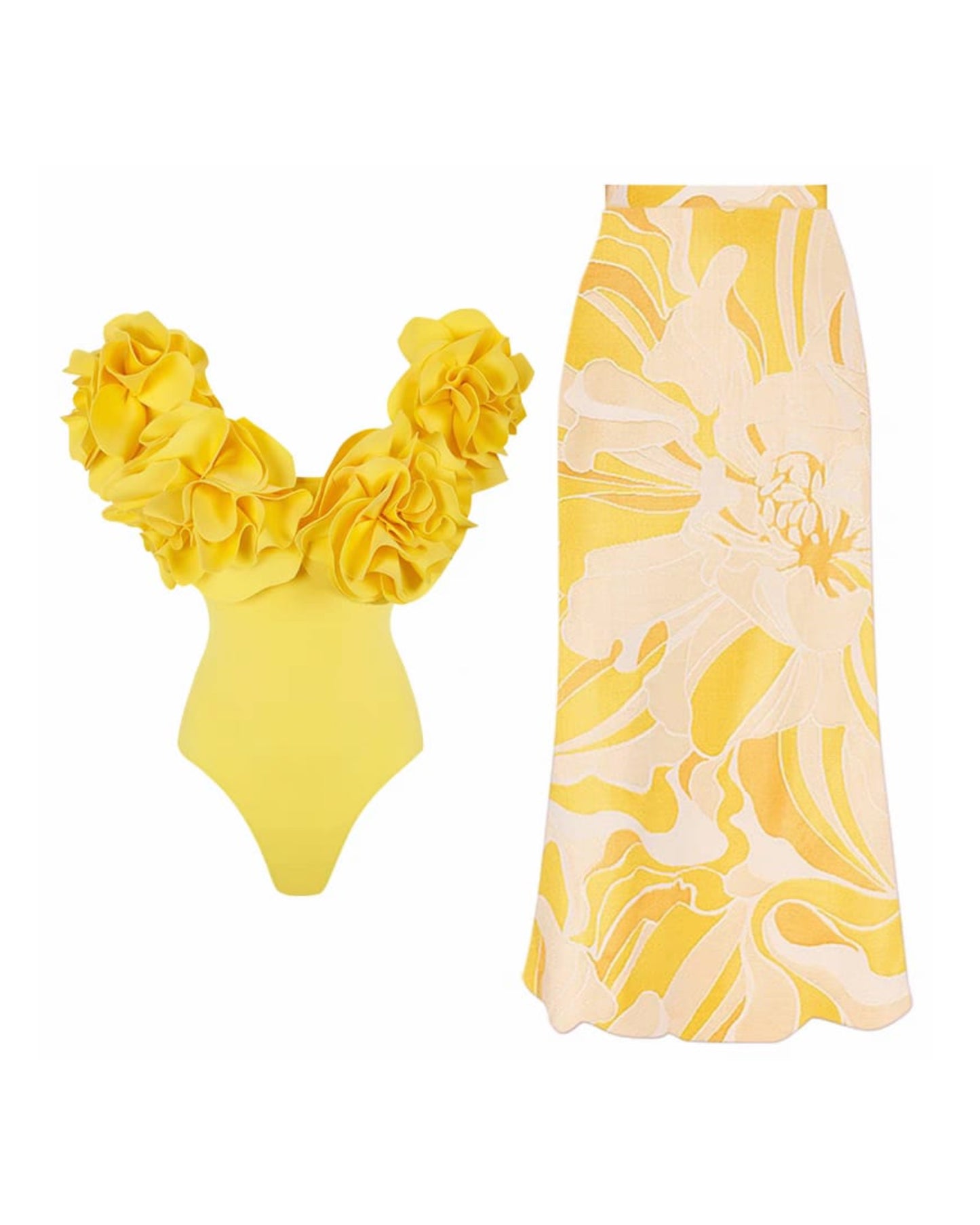 Agua 3D Swimsuit Set