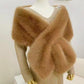 Crimson Elan Fur Wrap