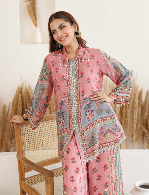 Gulabi Nazakat Cords Set