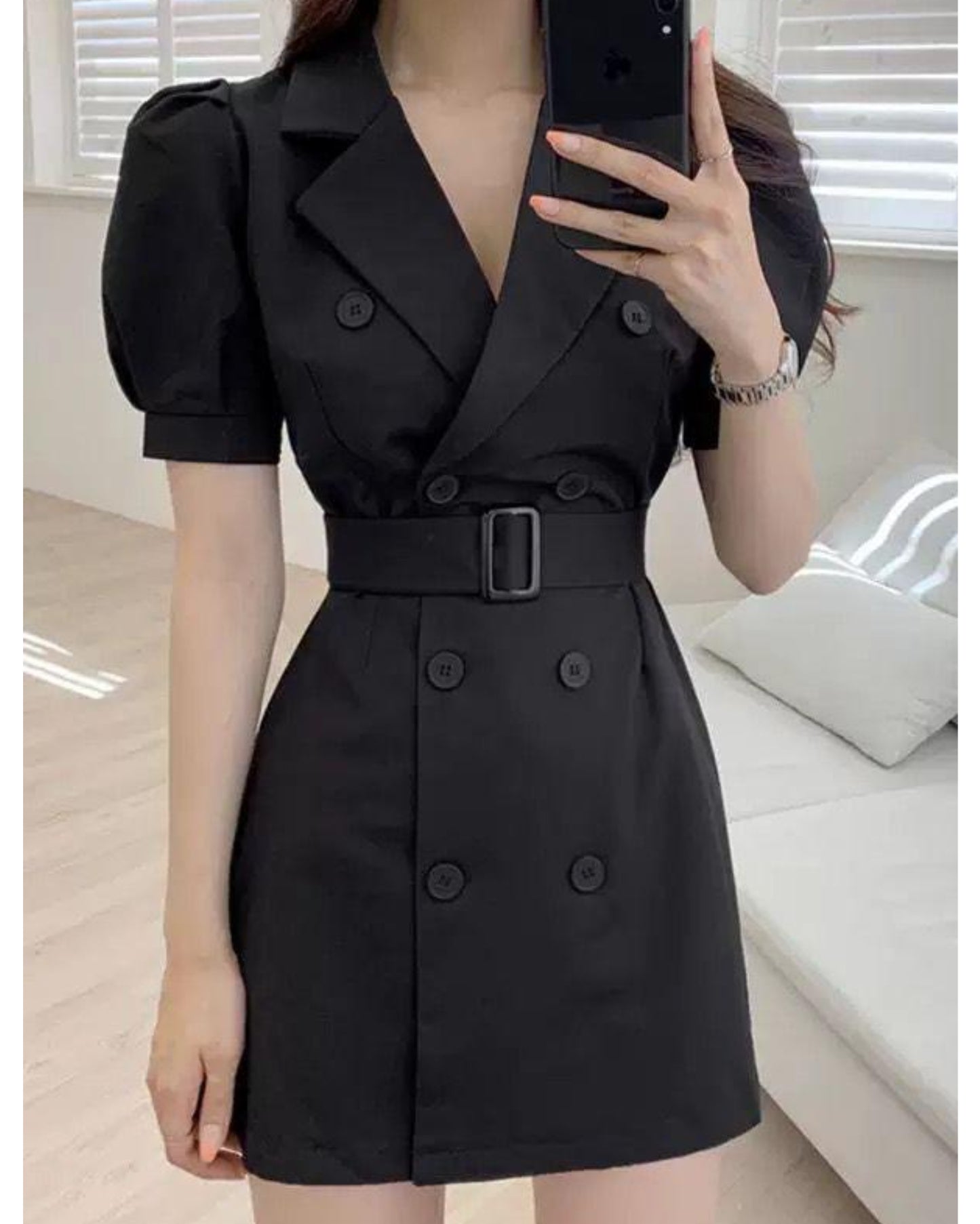 Classic Luxe Trench Dress