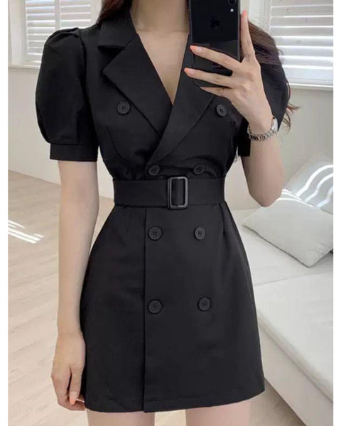 Classic Luxe Trench Dress