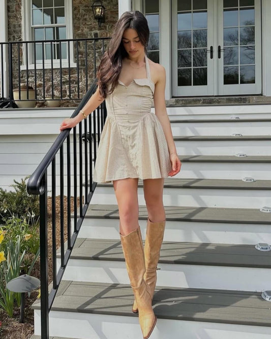 Golden Hour Charm Dress