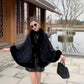 Janell Faux Fur Cape