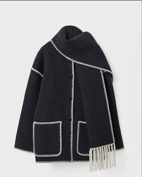 Mihaela Scarf Jacket