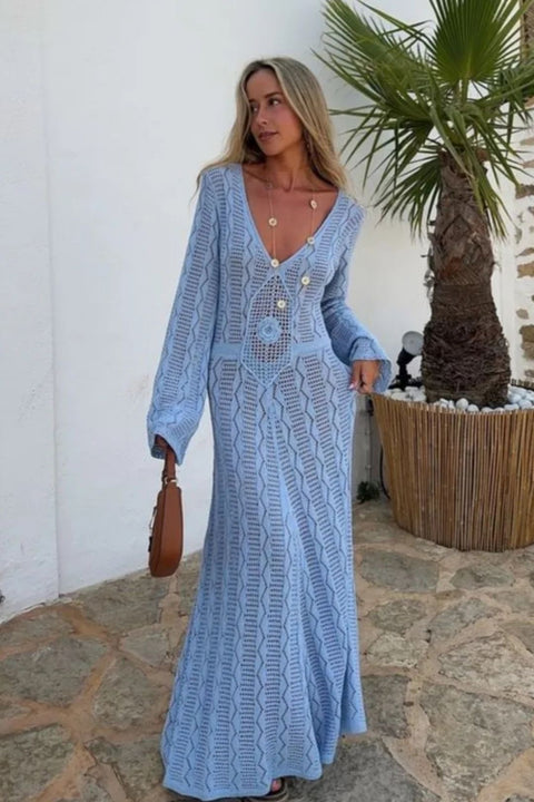 Carla V neck beachwear