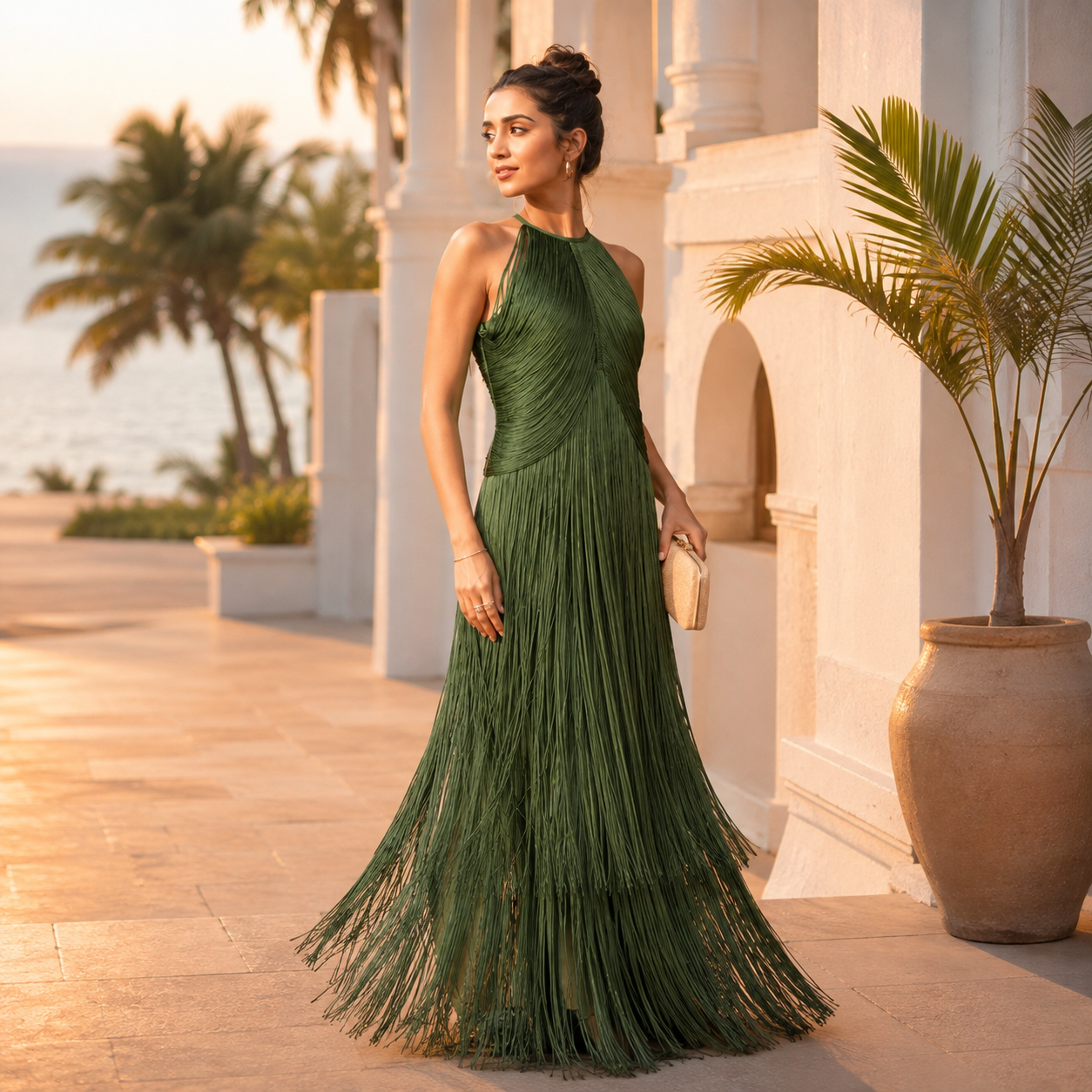 Avenya Fringe Dress