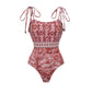 Riviera Rose Fringe Luxe Swim Set