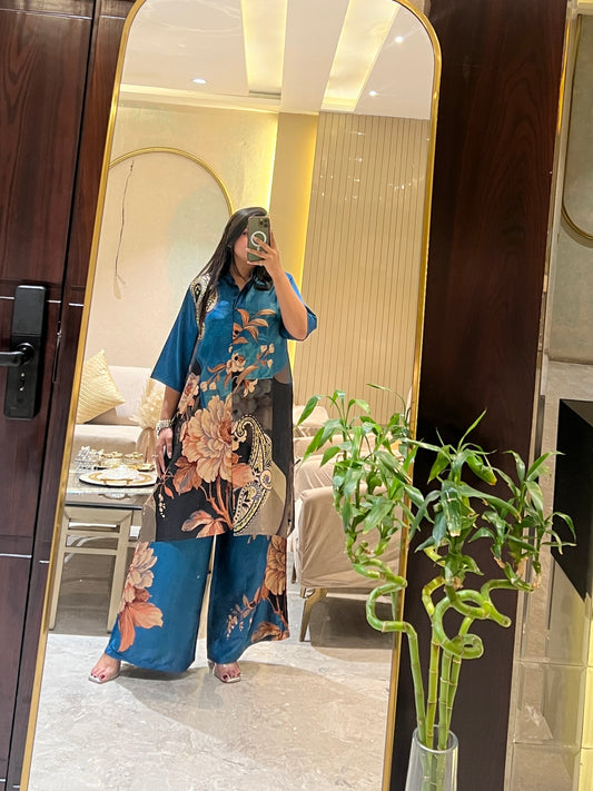 "Zennia" Silk Summer Coords Set