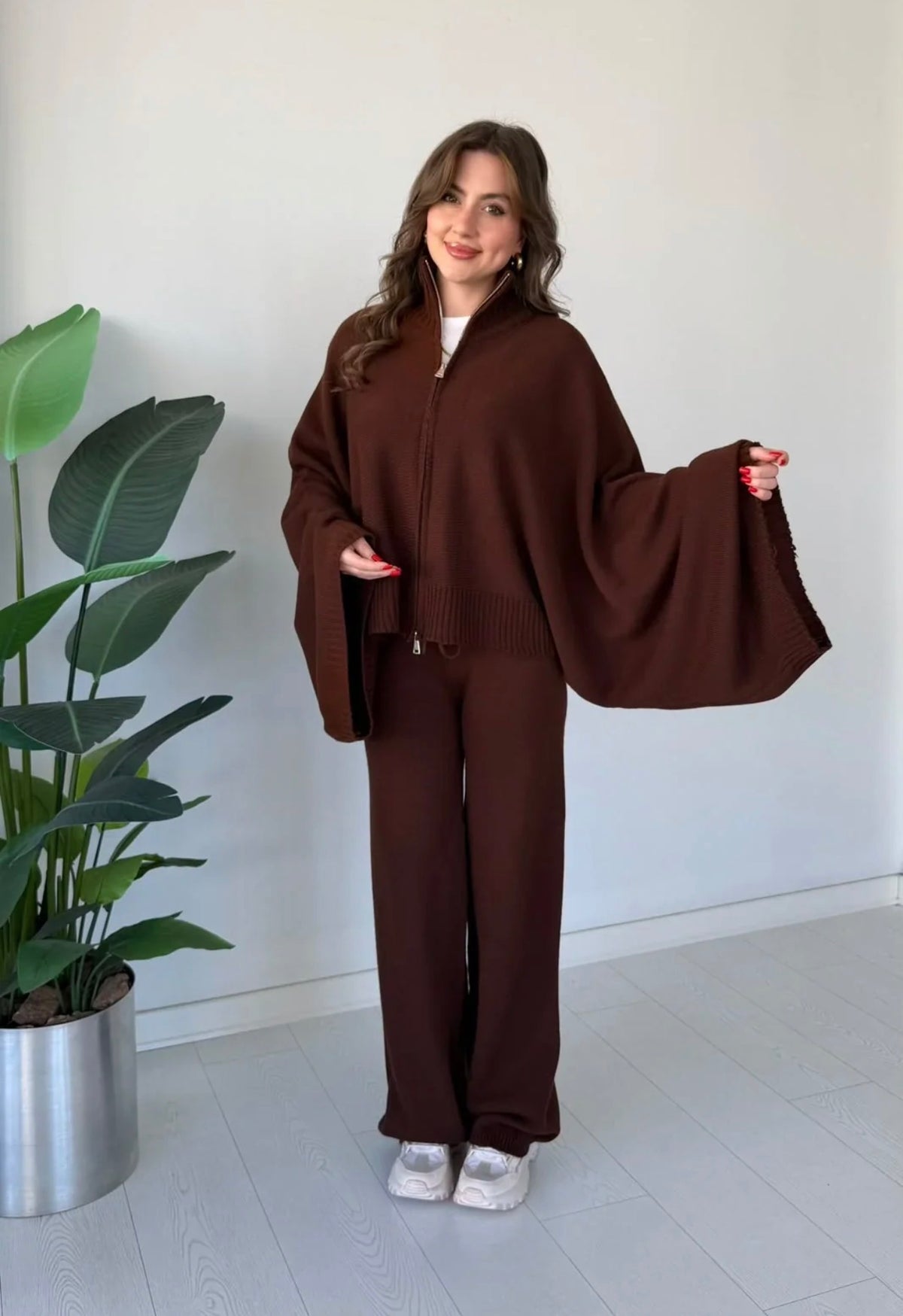 Kiana Drape knit cordset