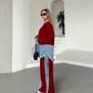Denim Trim Statement Cords