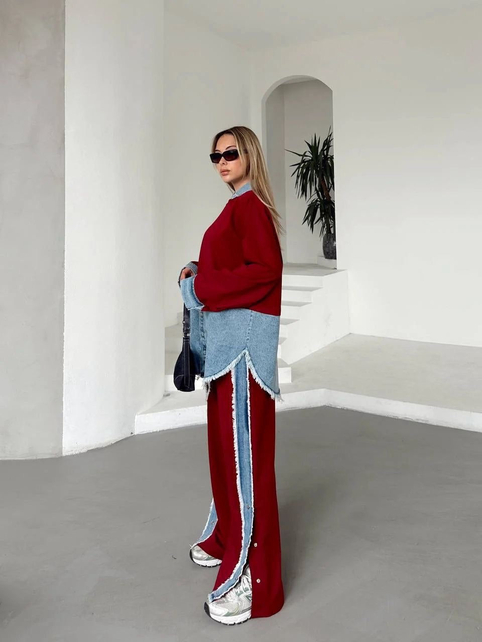 Denim Trim Statement Cords