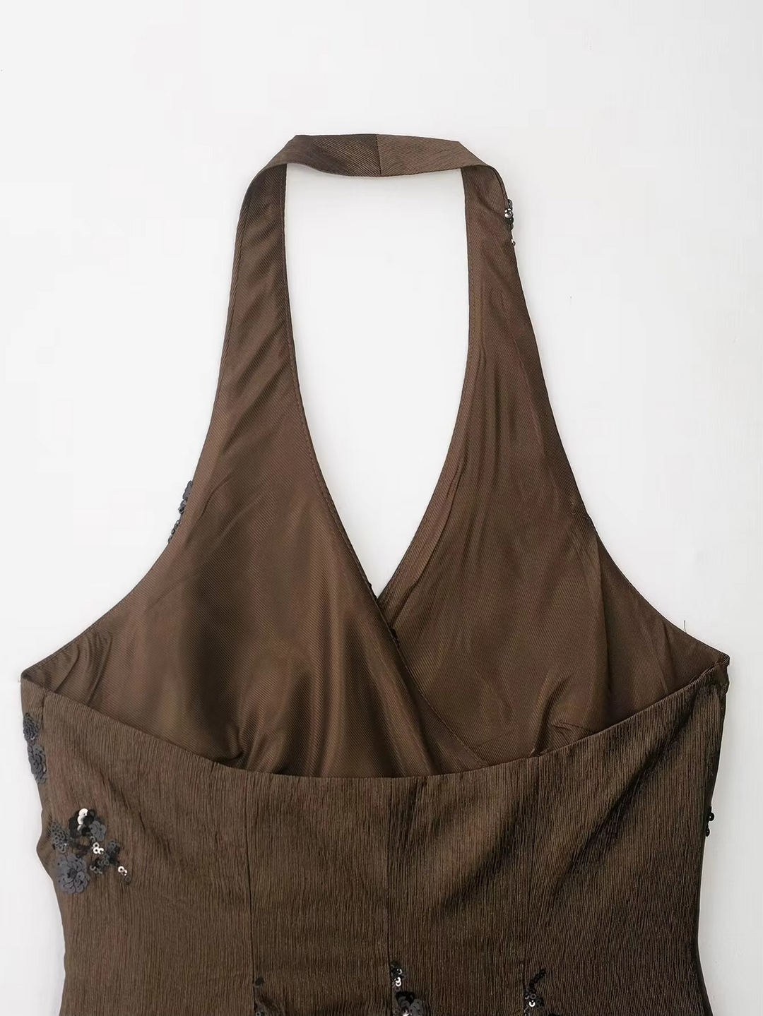 Mocha Fleur Halter Cords Set