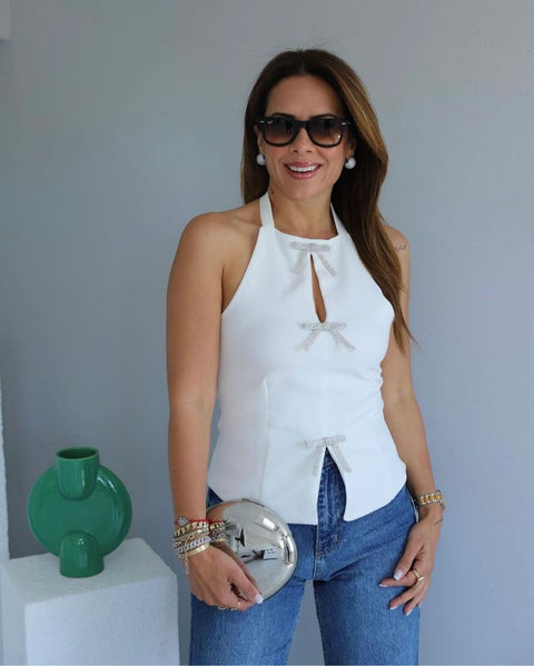 Isabelle Halter Neck Top