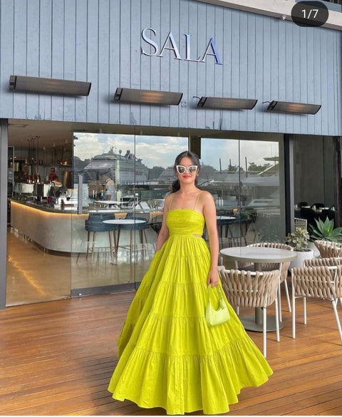 Lime Luxe Sundown Dress
