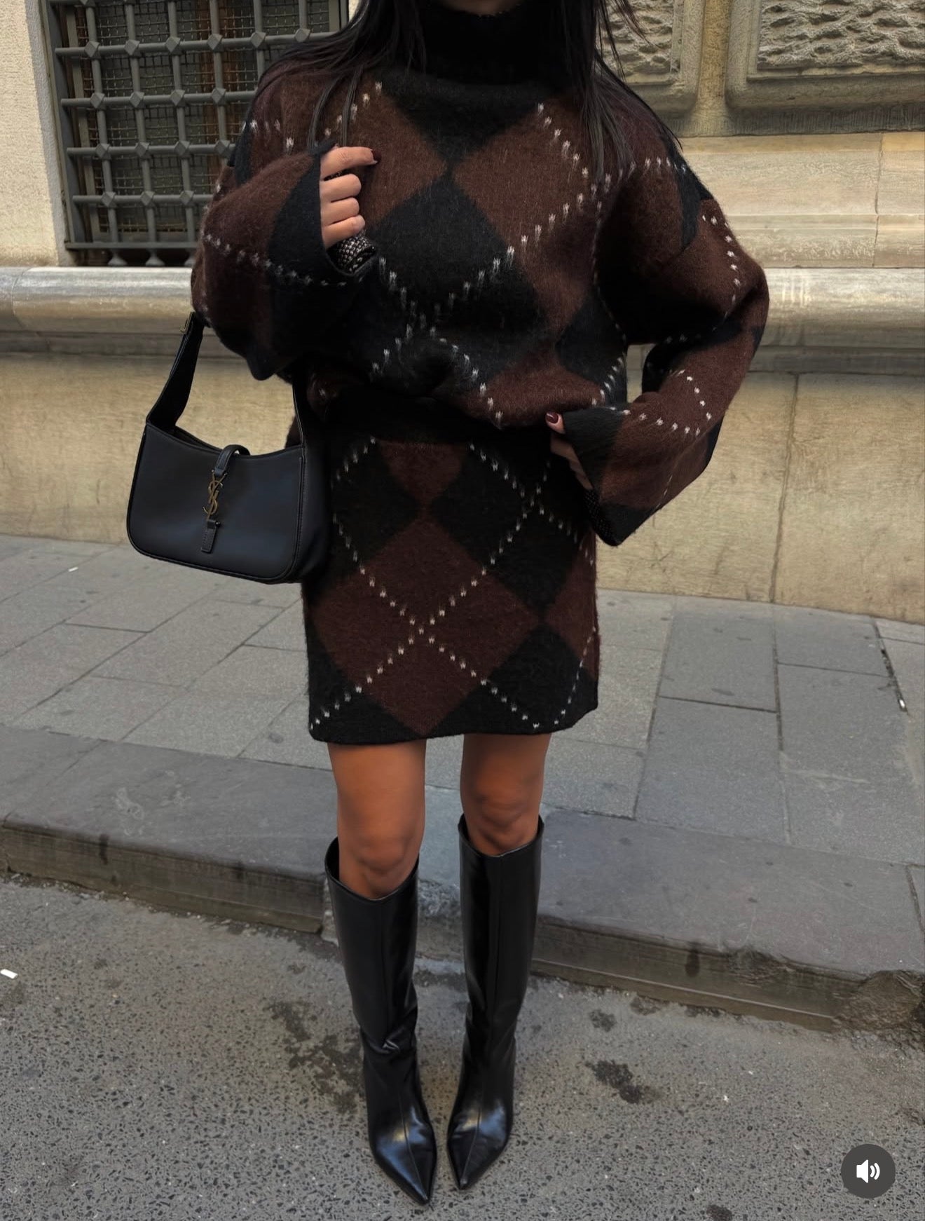 Baklava knit Skirt Set