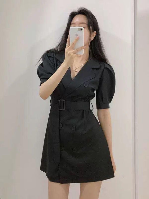 Classic Luxe Trench Dress