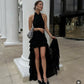 Midnight Muse Ruffle Gown