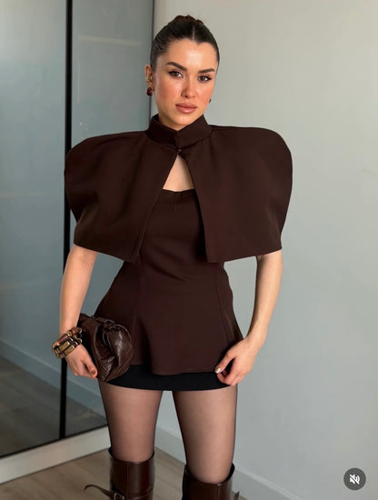 Halo Luxe Cape Top