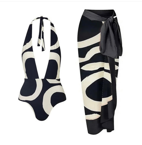 Sara Monokini Sarong Set