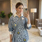 Flora Tie -Wrap Shirt