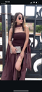 Cocoa Luxe Slit Dress