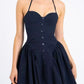 Melody Pinstripe Mini Dress
