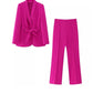 Pink Blazer Pant Set