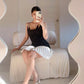Hanley Halter ColorBlock Dress