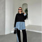 Denim Trim Statement Cords