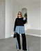 Denim Trim Statement Cords