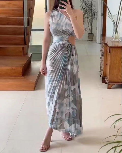 Floral Pleated Dress