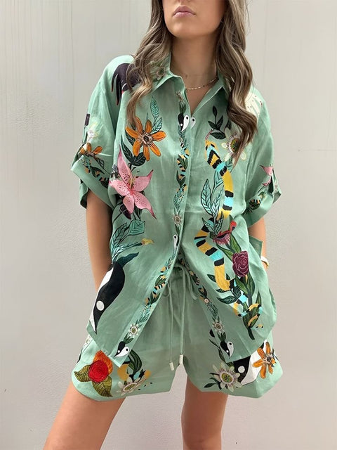 Megan Linen Cords Set